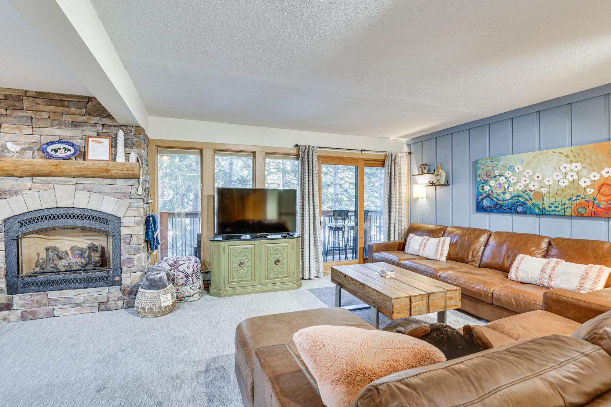 Snowdogs Breck Condo With Fireplace Walk To Lifts 브레켄리지 외부 사진